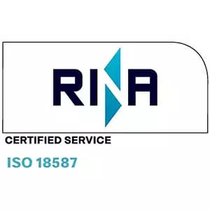 ISO 18587 certificate