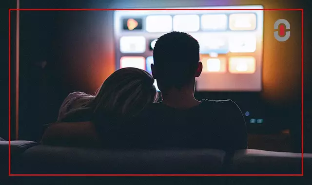 Family watching Chinese New Year video campaign