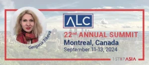 Gergana Toleva Going to ALC 22nd Annual Summit