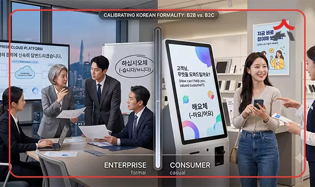 Mastering Korean Formality: B2B vs. B2C Tone Guide