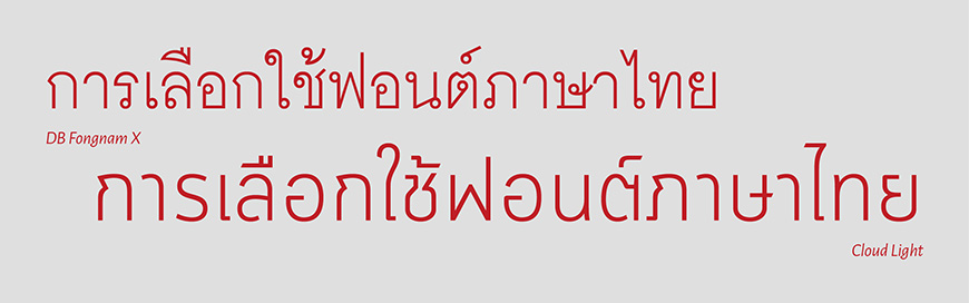 Thai font