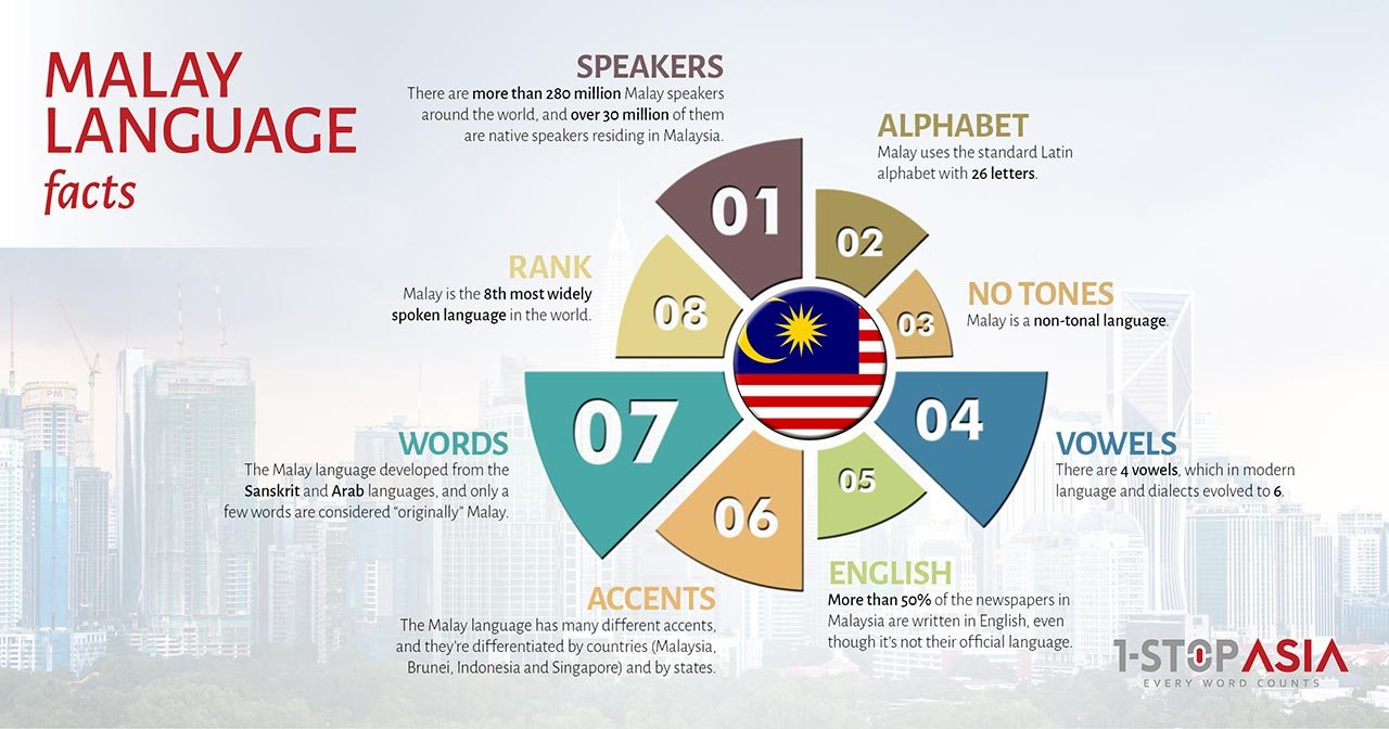 Malay Language Infographics