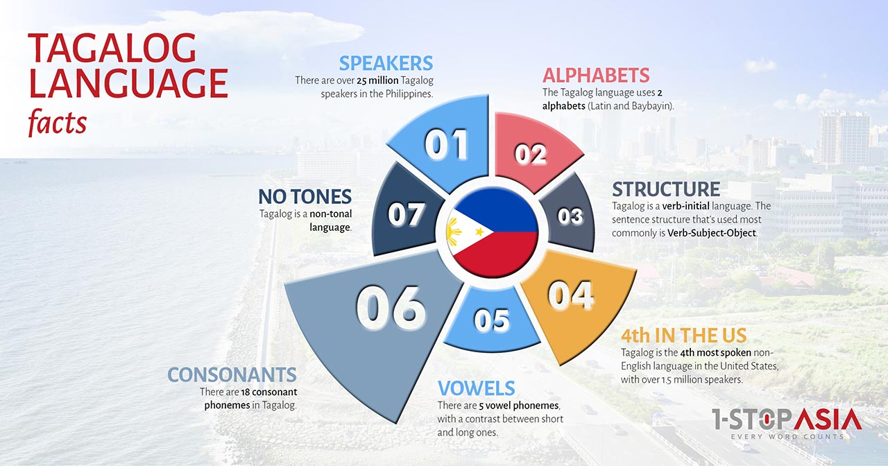 Tagalog Language Infographics