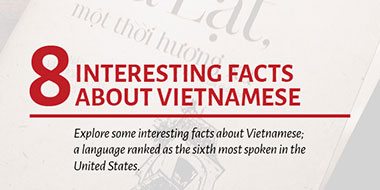 8 Interesting Facts About Vietnamese Language