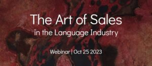 Sales in language services